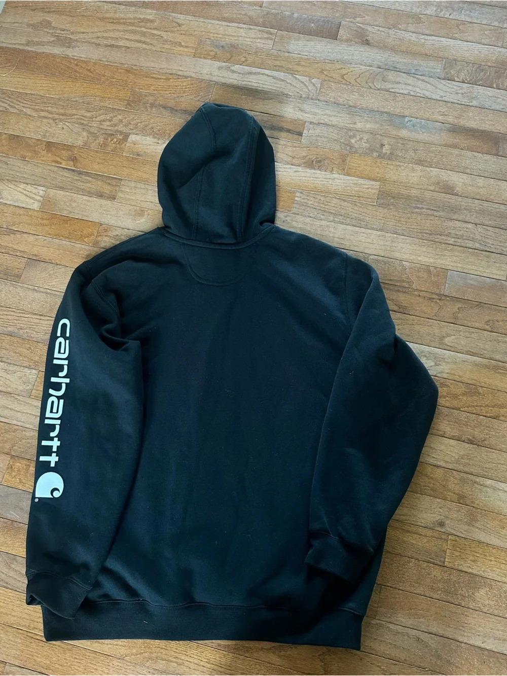 Carhartt XL Original Fit Black Hoodie Pullover Sweatshirt NWOT